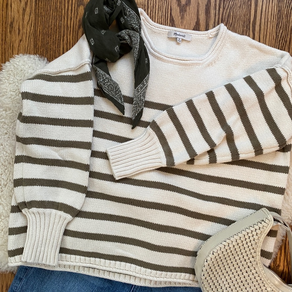 Madewell Conway striped sweater